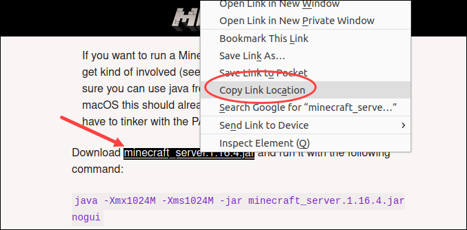 download minecraft server for mac